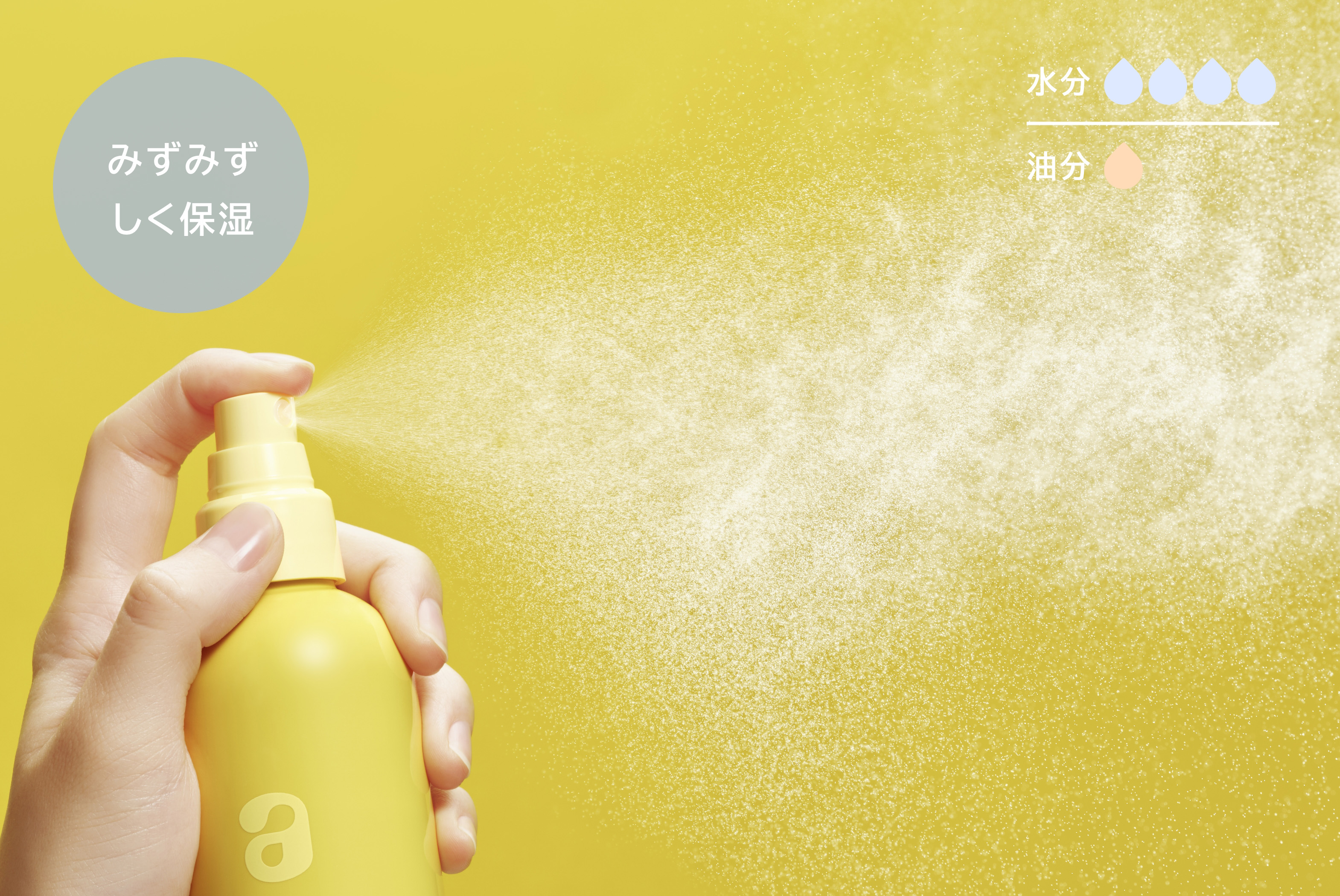 みずみずしく保湿 - 水分4/油分1